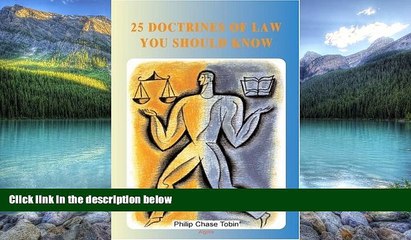 Books to Read  25 Doctrines of Law You Should Know  Full Ebooks Most Wanted