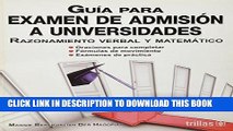 Read Now Guia para examen de admision a universidades / Test Guidelines for universities