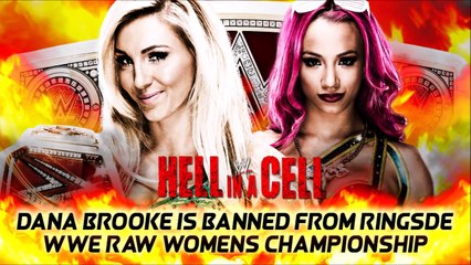 WWE Hell In A Cell 2016 Matchcard