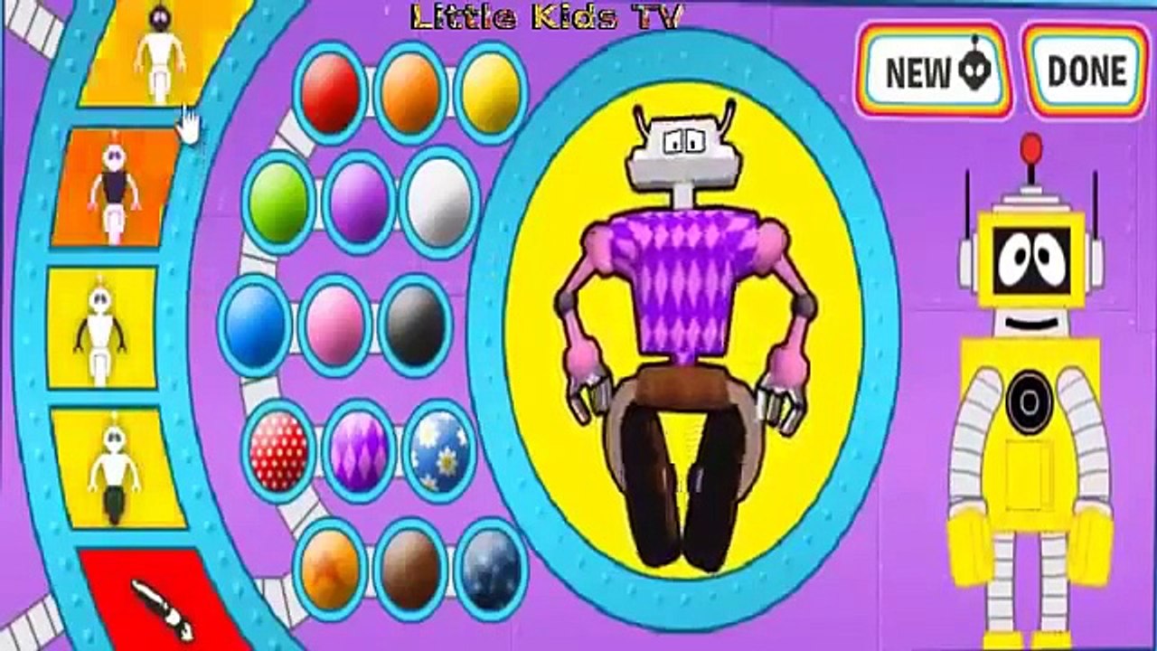 Yo Gabba Gabba! Plexs Robot Creation Station ^_^ Robot Game