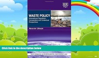 Books to Read  Waste Policy: International Regulation, Comparative and Contextual Perspectives