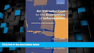 Big Deals  An Introduction to the Economics of Information: Incentives and Contracts  Full Read
