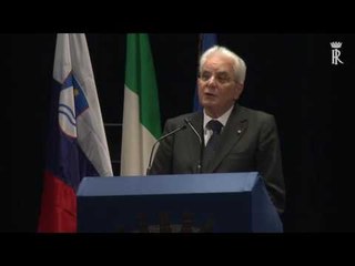 Gorizia - Intervento del Presidente Mattarella al Teatro Verdi (26.10.16)