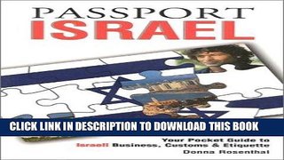 [Free Read] Passport Israel: Your Pocket Guide to Israeli Business, Customs   Etiquette (Passport