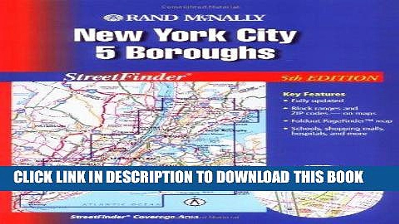Read Now Rand McNally Streetfinder New York City 5 Boroughs (Rand McNally New York City 5-Borough
