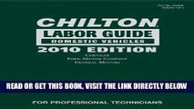 [READ] EBOOK Chilton Labor Guides, 2010 Edition (Chilton Labor Guide: Domestic   Imported