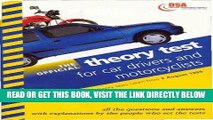 [FREE] EBOOK The Official Theory Test for Car Drivers and Motorcyclists: Valid for Theory Tests