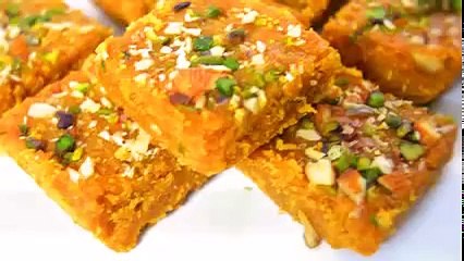 instant besan barfi  (chickpea flour fudge )
