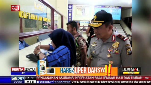 Kapolda Maluku Utara Sidak Pungli di Samsat Setempat