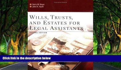 Télécharger la video: Big Deals  Wills, Trusts, and Estates for Legal Assistants  Best Seller Books Most Wanted