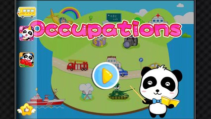 Baby Panda Learn About Occupations | Twelve Occupations To Discover