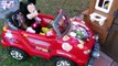 Mickey Mouse & Minnie Mouse Driving Disney Pixar Lightning McQueen Mickey Mouse Clubhouse Toy Review