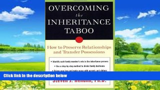 Books to Read  Overcoming the Inheritance Taboo  Best Seller Books Best Seller