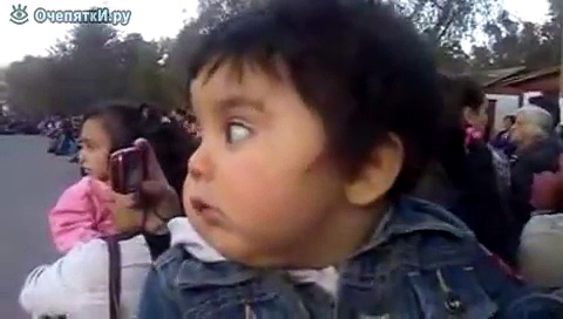 ⁣Неожиданно для малыша