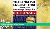READ BOOK  Thai-English English-Thai Dictionary for Non-Thai Speakers, Revised Edition