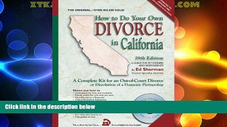 Big Deals  How to Do Your Own Divorce in California (29th Edition): A Complete Kit for an
