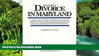 Must Have  How to Get a Divorce in Maryland  Premium PDF Online Audiobook