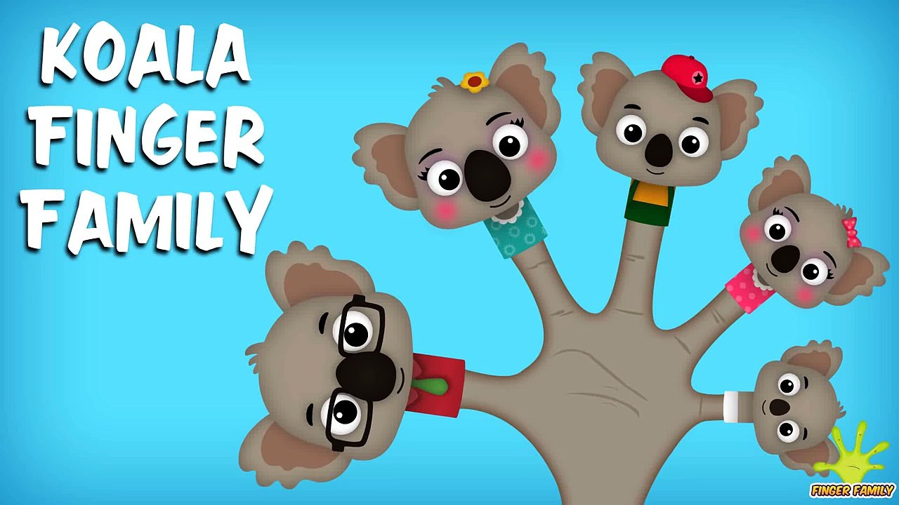 The Finger Family Koala Family Nursery Rhyme | Koala Finger Family Songs