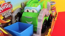 Play-Doh Diggin Rigs Disney Pixar Cars Trash Tossin Rowdy The Garbage Truck Tonka Chuck