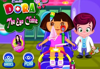 Cute Dora At The Eye Clinic - Game for Little Girls