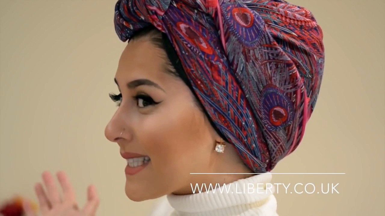 Как просто и красиво завязать тюрбан из платка!!!! красиво завязать платок на голову !!!!