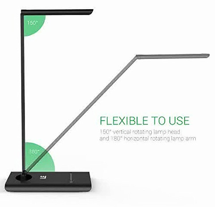 Title : LE Dimmable LED Desk Lamp, 7 Brightness Levels, Eye Protection Design Reading Lamp, Touch Se