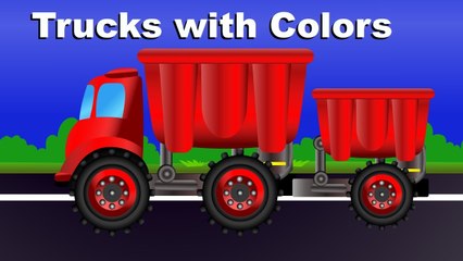 Truck Toys with  Learning Colors for Children Kids Toddlers, Baby Play Videos