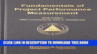 [PDF] FREE Fundamentals of Project Performance Measurement [Download] Full Ebook