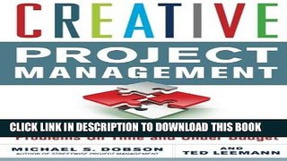 [PDF] FREE Creative Project Management [Download] Full Ebook