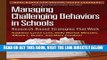 [Free Read] Managing Challenging Behaviors in Schools: Research-Based Strategies That Work Free