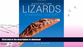 FAVORITE BOOK  Australian Lizards: A Natural History FULL ONLINE