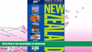FAVORITE BOOK  New Zealand Spiral Guide (AAA Spiral Guides) FULL ONLINE