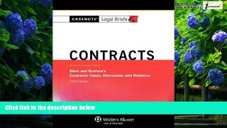 Books to Read  Casenotes Legal Briefs: Contracts Keyed to Blum   Bushaw, Third Edition (Casenote