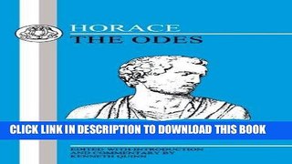 [Free Read] Horace: Odes Full Online