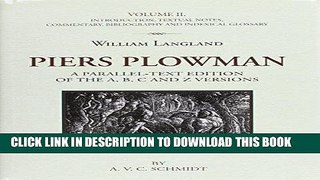 [Free Read] William Langland, Piers Plowman: A Parallel-Text Edition of the A, B, C and Z