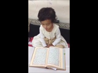 Cute Little Girl Who Learned Quran From Hearing Her Brothers