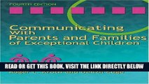 [Free Read] Communicating with Parents and Families of Exceptional Children Full Online