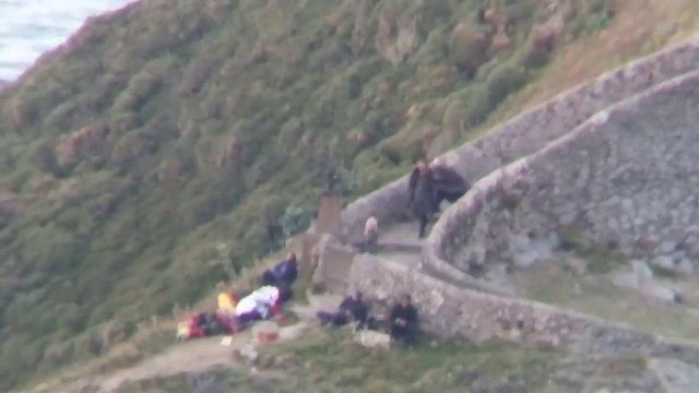 Images exclusives du tournage de GAME OF THRONES saison 7 - Jon Snow rencontre daenerys targaryen