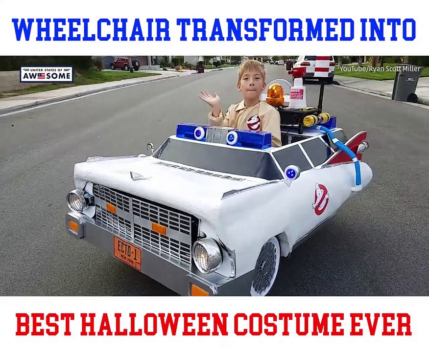 Wheelchair Transformed Into Best Halloween Costume Ever