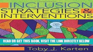 [Free Read] Inclusion Strategies and Interventions Full Online