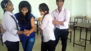 Video From My Phone - Indian School Girl Classroom Masti !!