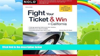 Books to Read  Fight Your Ticket   Win in California  Best Seller Books Best Seller