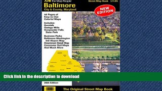 READ THE NEW BOOK Baltimore City   County Maryland: Street Map READ EBOOK