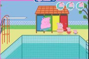 Peppa Pig Games - Peppa Pig Swimming And Diving Game - Daddy Pigs big splash