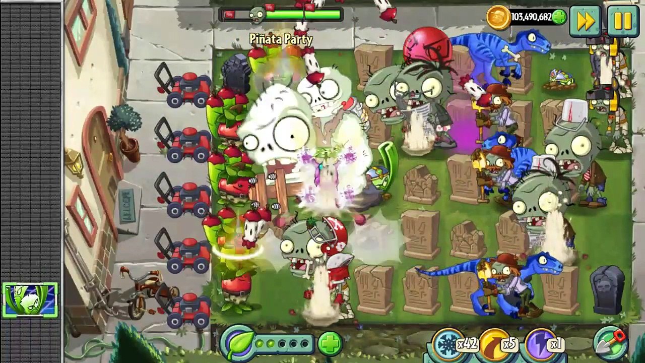 Plants vs Zombies 2 - Big Brainz Piñata Party October 9, 2016-AYuaDEuBolw