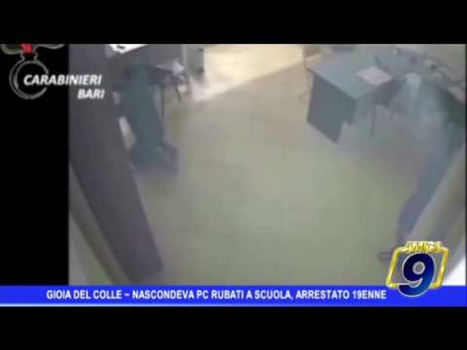 Goia del Colle | Nascondeva in casa pc rubati da scuole, arrestato 19enne