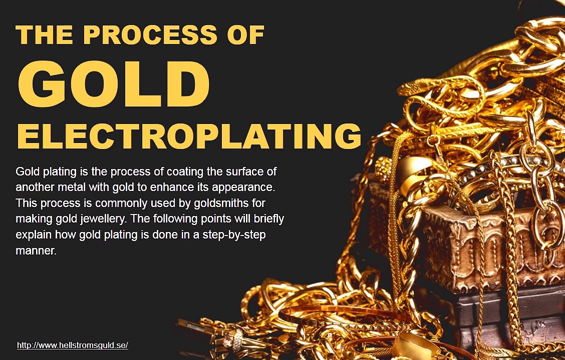 Steps involved in gold electroplating