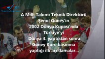 Şenol Güneş Dünya Kupası'nı almadığımız için halkımızdan özür dileriz