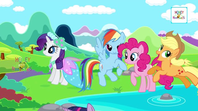 My Little Pony Cartoon Animation Finger Family Nursery Rhymes For Children | MLP Daddy Finger Songs