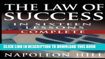 [PDF] The Law of Success In Sixteen Lessons by Napoleon Hill (Complete, Unabridged) Popular